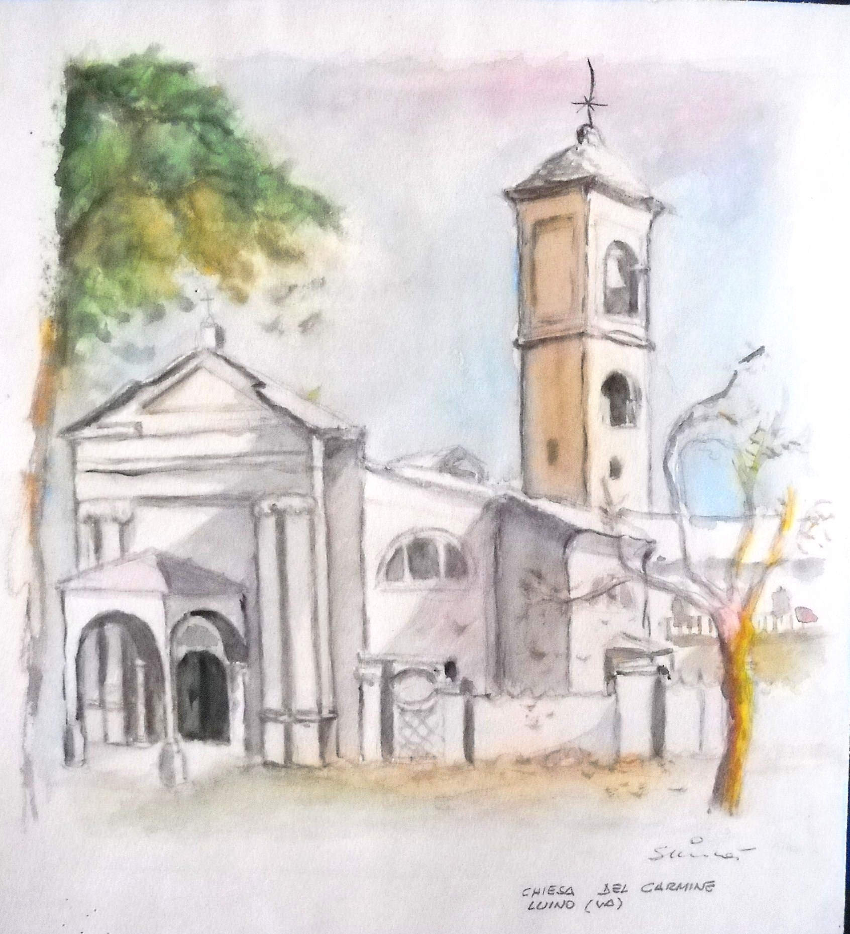 006. 1943. mista. Luino chiesa del Carmine